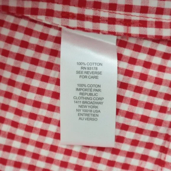 Rachel Zoe Red and White Gingham Bow Detail Dress | 6 - Picture 4 of 9